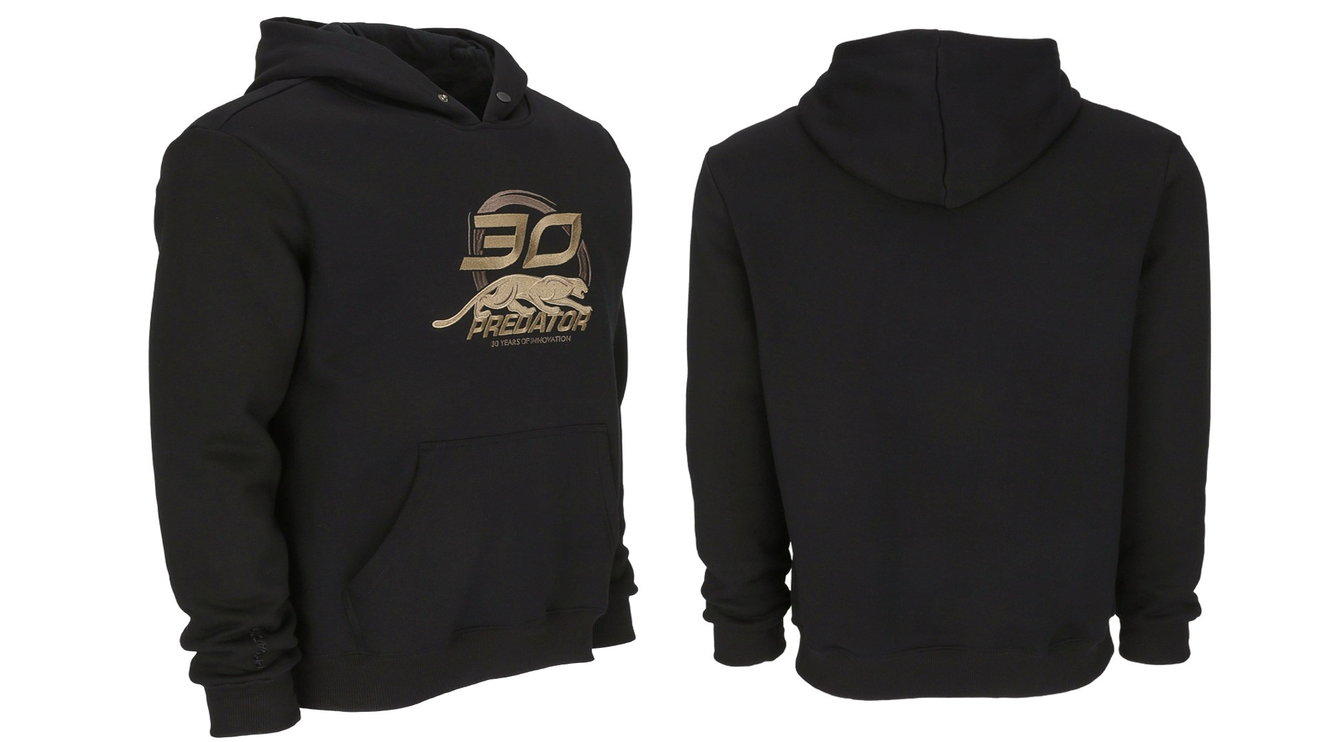 Суитшърт с качулка Predator Black 30th Anniversary, размери M-XL