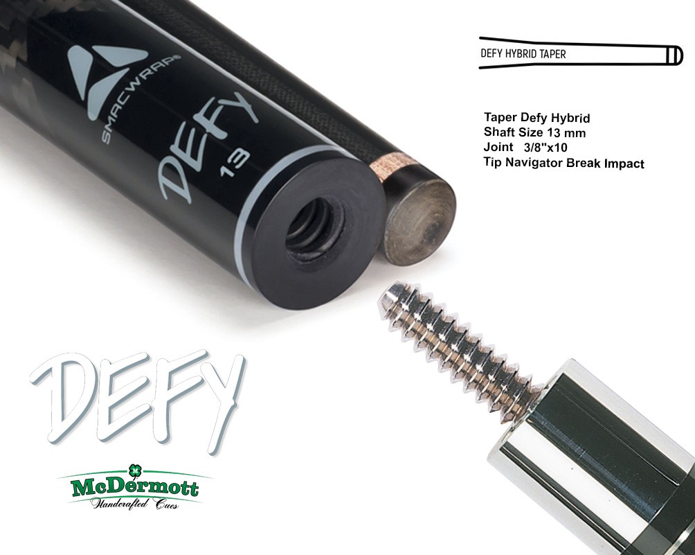 Карбонов шафт за брейк щека McDermott DEFY BREAK, винт 3/8 x 10, 13 mm, 29"